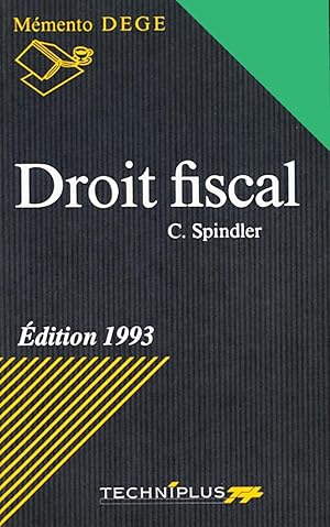 Droit fiscal (Edition 1993)