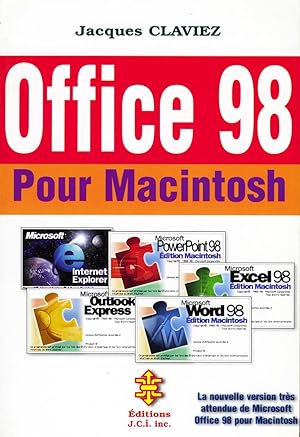 Seller image for OFFICE 98 pour Macintosh for sale by Livreavous