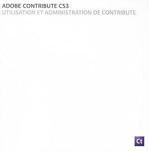 Adobe Contribute CS3 Guide de l'Utilisateur