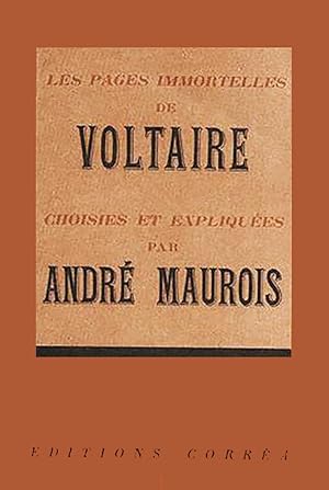Les pages immortelles de Voltaire