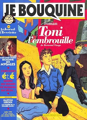 Je bouquine, Juillet 1995. Roman Toni L'embrouille (Bertrand Visage)