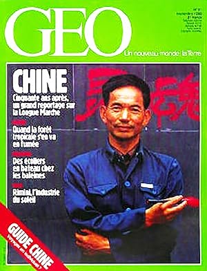 Geo - Un nouveau Monde La terre, numero 91, Septembre 1986, La Chine