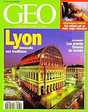 Geo - Un nouveau Monde La terre, numero 180, Fevrier 1994, Lyon