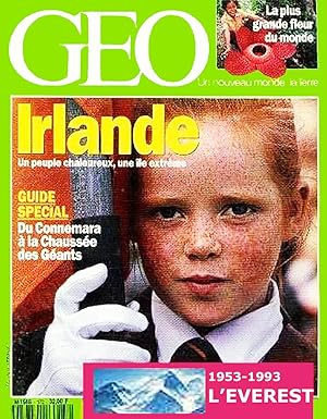 Geo - Un nouveau Monde La terre, numero 172, Juin 1993, Irlande