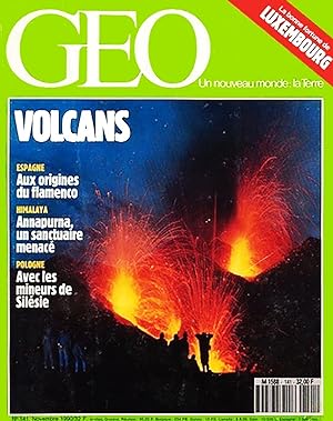 Geo - Un nouveau Monde La terre, numero 141, Novembre 1990, Volcans