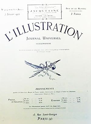 L'ILLUSTRATION [No 4114] du 07/01/1922 - LES SPECTACLES DU TRICENTENAIRE DE MOLIERE A LA COMEDIE-...