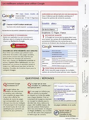 Image du vendeur pour Astuces Hors-Srie n 00 : Les Meilleures Astuces Pour Utiliser Google mis en vente par Livreavous