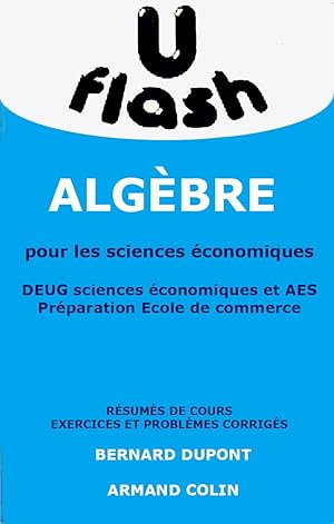 Algèbre pour les sciences économiques