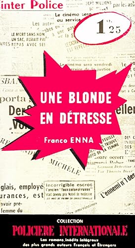 Image du vendeur pour Une Blonde en dtresse mis en vente par Livreavous