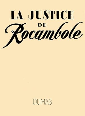 La Justice de Rocambole