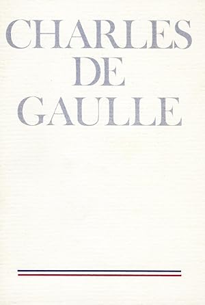 Charles de gaulle 1890-1970