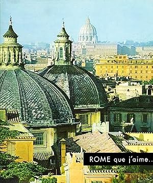 Imagen del vendedor de Rome que j'aime a la venta por Livreavous