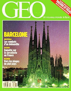 Geo - Un nouveau Monde La terre, numero 127, Septembre 1989, Barcelone