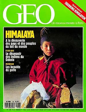 Geo - Un nouveau Monde La terre, numero 126, Aout 1989, Himalaya