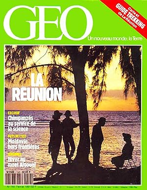 Geo - Un nouveau Monde La terre, numero 144, Fevrier 1991, La Reunion