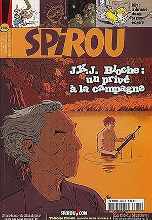 Spirou Hebdomadaire, numero 3486, J.K.J. Bloche, un prive a la campagne