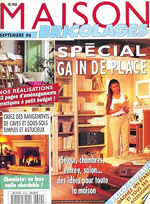 Maison Bricolages, 9/96, Septembre 1996, Special gain de place