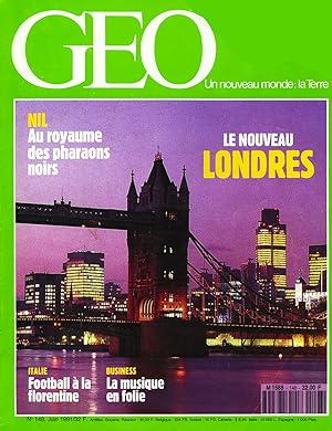 Geo - Un nouveau Monde La terre, numero 148, Juin 1991, Le nouveau Londres