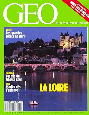 Geo - Un nouveau Monde La terre, numero 135, Mai 1990, La Loire