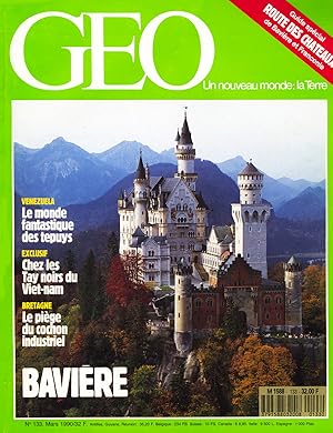 Geo - Un nouveau Monde La terre, numero 133, Mars 1990, Baviere