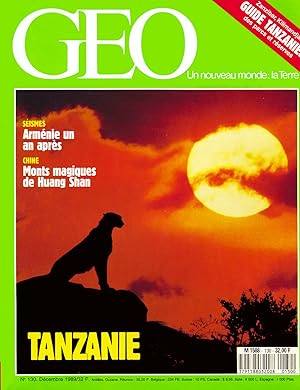 Geo - Un nouveau Monde La terre, numero 130, Decembre 1989, Tanzanie