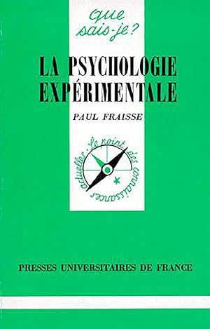 La psychologie experimentale Fraisse P.