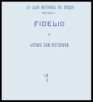 [Disque 33 T Vinyle] Fidelio, Beethoven, Orchestre Philarmonique de Vienne (W.