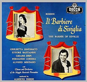 [Disque 33 T Vinyle] Rossini, Il barbiere di Siviglia, The Barber of Seville