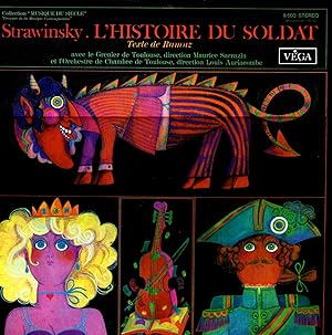 [Disque 33 T Vinyle] Strawinsky, l'histoire du soldat, texte de ramuz, Grenier de Toulouse, Mauri...
