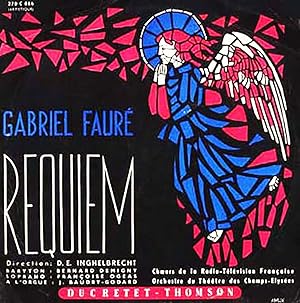 [Disque 33 T Vinyle, petit format] Gabriel Fauré, Requiem, Inghekbrecht, Radio Television françai...