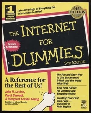 Seller image for The Internet for Dummies for sale by E Ridge Fine Books