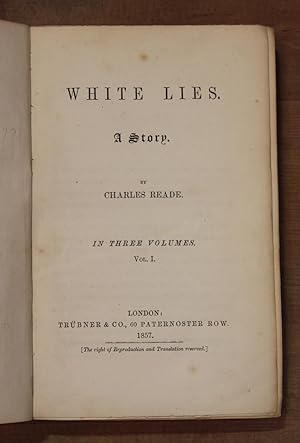 White lies, a story. 3 volumes