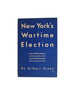 New York's Wartime Election