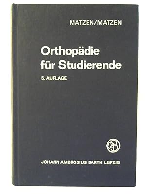 Orthopädie für Studierende.