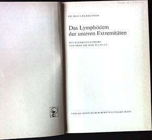 Bild des Verkufers fr Das Lymphdem der unteren Extremitten zum Verkauf von books4less (Versandantiquariat Petra Gros GmbH & Co. KG)