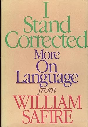 I STAND COLLECTED: MORE ON LANGUAGE