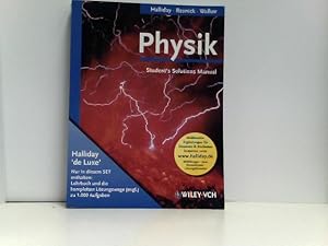 Halliday, David: Physik Students Solutions Manual