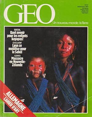 Magazine Géo n°67, septembre 1984 (Allemagne)