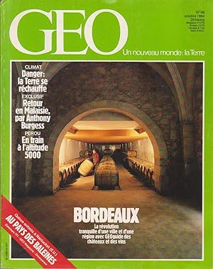 Magazine Géo n°68, octobre 1984 (Bordeaux)