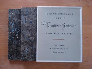 Bild des Verkufers fr Vermischte Gedichte - Rom / Weimar 1788. Faksimile, Erstdrucke und Kommentar zum Verkauf von Antiquariat Birgit Gerl