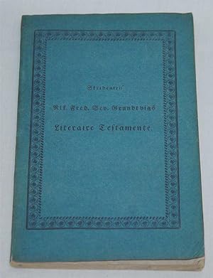 Seller image for Skribenten Nik. Fred. Sev. Grundtvigs Literaire Testamente. Kbh., 1827. for sale by Lynge & Sn ILAB-ABF