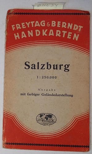 Salzburg 1:250000 - Ausgabe mit farbiger Geländedarstellung