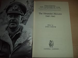 Image du vendeur pour The Alexander Memoirs 1940-1945 mis en vente par Terry Blowfield