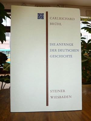 Image du vendeur pour Die Anfnge der deutschen Geschichte, mis en vente par Antiquariat Orban & Streu GbR