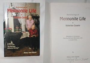 Seller image for Reminiscences of Mennonite Life in Waterloo County for sale by Dave Shoots, Bookseller