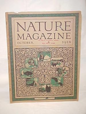 Image du vendeur pour Nature Magazine, October 1924, Vol. 4, No. 4 mis en vente par Princeton Antiques Bookshop