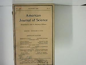 Bild des Verkufers fr American Journal of Science vol. 238. - Nr. 8. - August 1940 zum Verkauf von Zellibooks. Zentrallager Delbrck