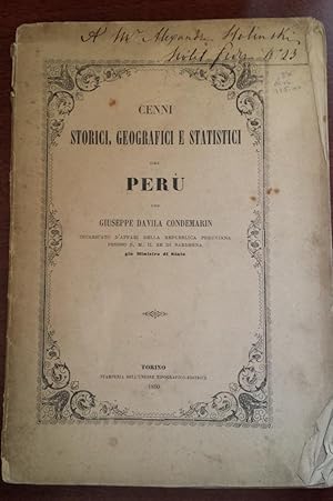 Cenni storici, geografici e statistici del Per