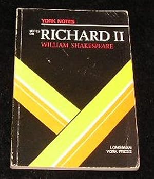 Seller image for York Notes on Richard II for sale by Yare Books