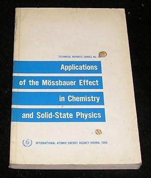 Imagen del vendedor de Applications of the Mossbauer Effect in Chemistry and Solid State Physics a la venta por Yare Books